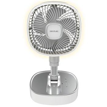 Ventilateur sur pied portable Cecotec EnergySilence 1000 FoldAir - 8000 mAh - Blanc