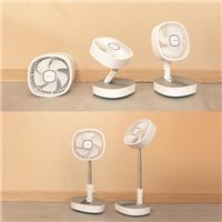 Ventilateur sur pied portable Cecotec EnergySilence 1000 FoldAir - 8000 mAh - Blanc
