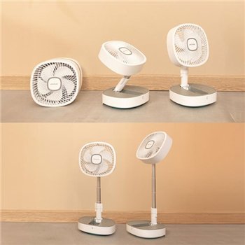 Ventilateur sur pied portable Cecotec EnergySilence 1000 FoldAir - 8000 mAh - Blanc