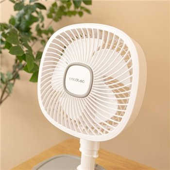 Ventilateur sur pied portable Cecotec EnergySilence 1000 FoldAir - 8000 mAh - Blanc