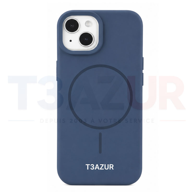 COVERME Coque Skin MagSafe iPhone 17 Pro Max/18 Pro Max (Bleu Saphir)