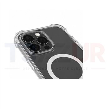 COVERME Coque TPU MagSafe iPhone 17 Pro Max/18 Pro Max Transparent