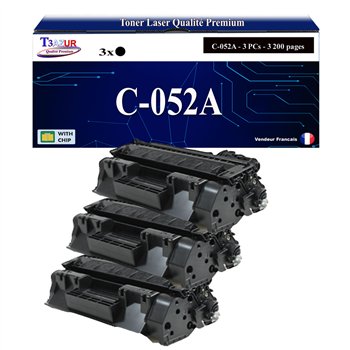3x Toners compatibles avec Canon 052 (2199C002) - 3 200 pages