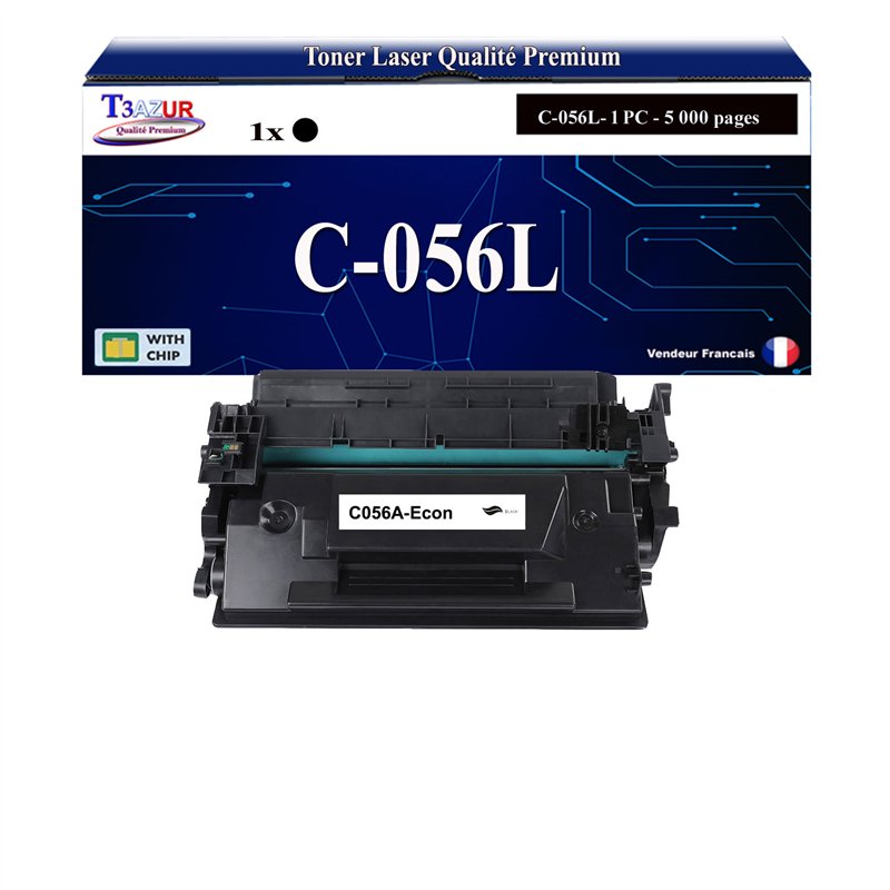 Toner compatible avec Canon 056L (3006C002) - 5 000 pages