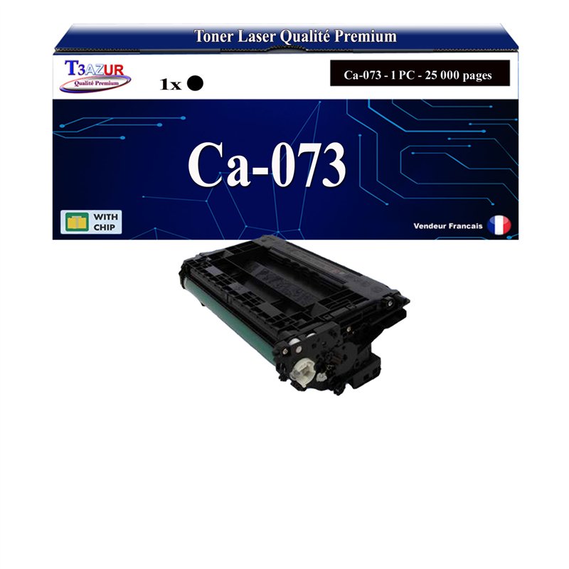 Toner compatible Canon 073 (5724C001) - Noire - 25 000 pages