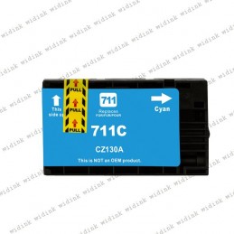 Cartouche compatible HP 711 (CZ130A)- Cyan- 26ml