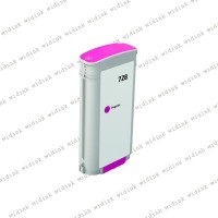 Cartouche compatible HP 728XL (F9J66A/F9J62A) - Magenta -130ml