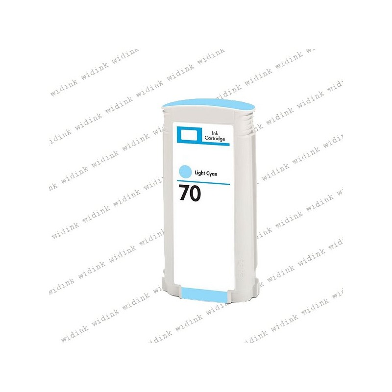 Cartouche compatible HP 70 (C9390A) - Light Cyan - 130ml
