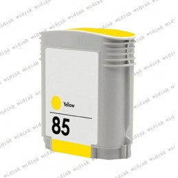 Cartouche compatible HP 85 (C9427A) - Jaune-28ml