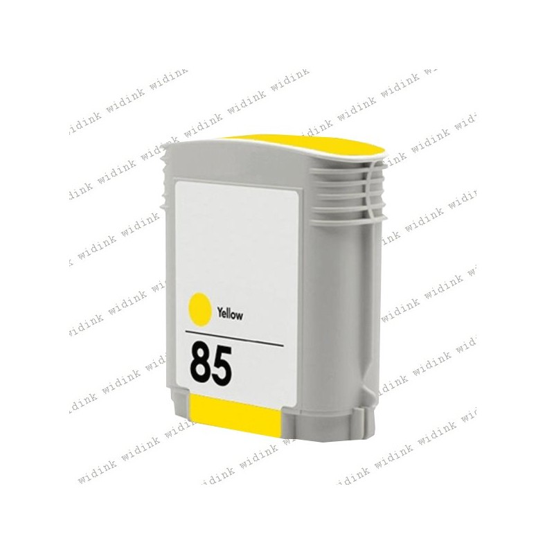 Cartouche compatible HP 85 (C9427A) - Jaune-28ml