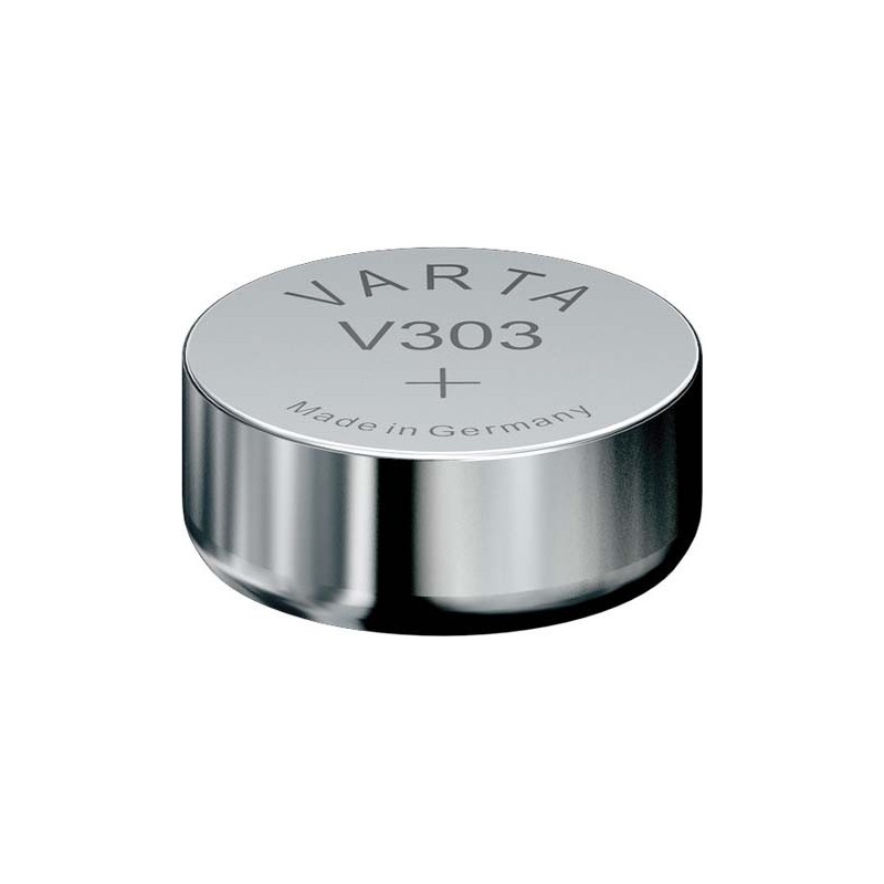 VARTA pile oxyde argent pour montres, V303 (SR44), 1,55 Volt,170 mAh, en blister de 1