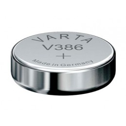 VARTA pile oxyde argent pour montres, V386 (SR43), 1,55 Volt,105 mAh, en blister de 1