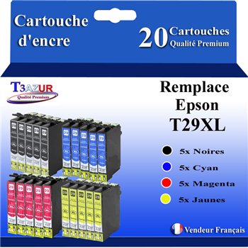 Lot de 20 Cartouches compatibles Epson T29XL