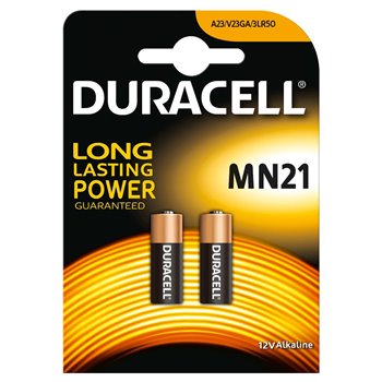 Piles alcalines Duracell 3LR50B2 MN21 12V (2 unités)