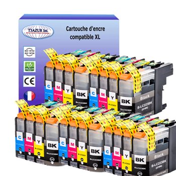 Lot de 20 Cartouche compatible Brother LC223/ LC221 XL