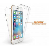 Coque 360° entièrement en silicone + verre pour IPhone 6 / 6S