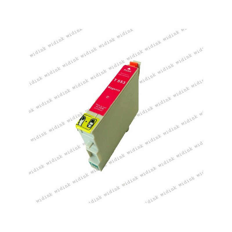 Cartouche compatible Epson T0553 (C13T05534010) - Magenta - 16ml