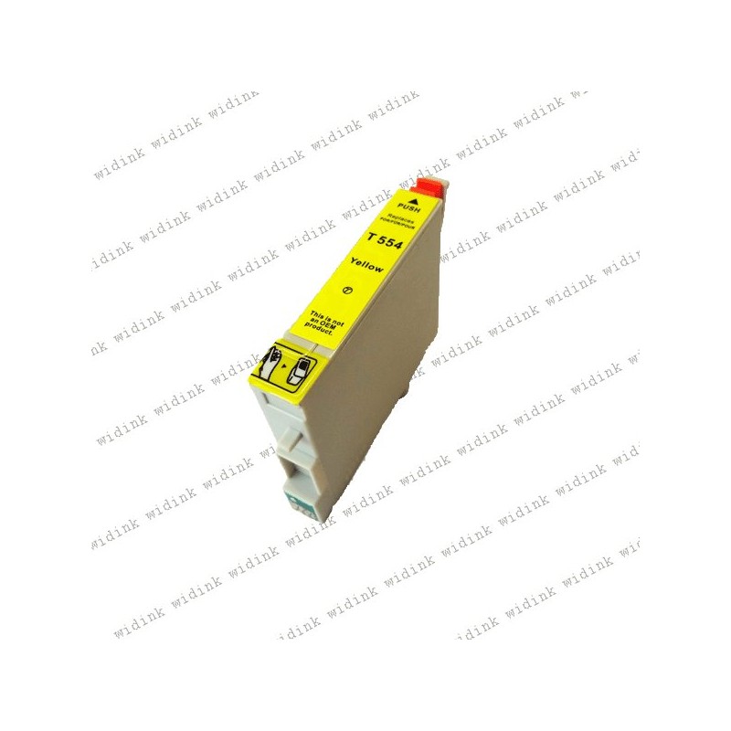 Cartouche compatible Epson T0554 (C13T05544010) - Jaune - 16ml