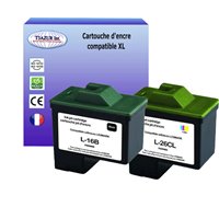 Cartouche compatible Lexmark 16/17 (10N0016E/10NX217E) + 26/27 (10N0026E/10NX227E)