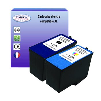 Cartouche compatible Lexmark 14XL (18C2090E) + 15XL (18C2110E)