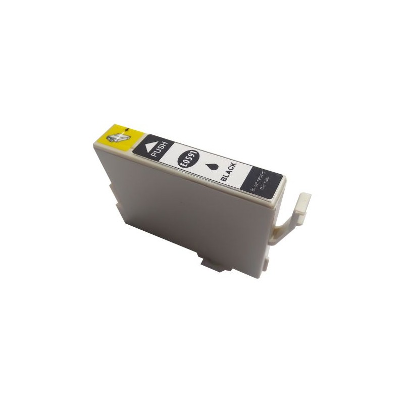 Cartouche compatible Epson T0591 (C13T05914010) - Noire- 17ml