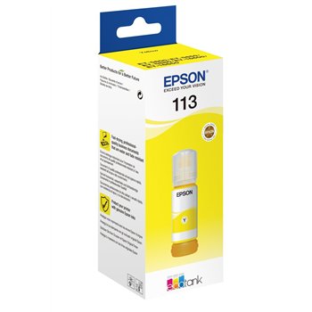 Bouteille d'encre pigmentée jaune d'origine Epson 113 - C13T06B440