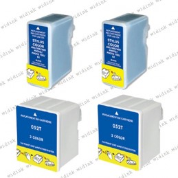 Lot de 4 Cartouches compatibles Epson T050 / T052