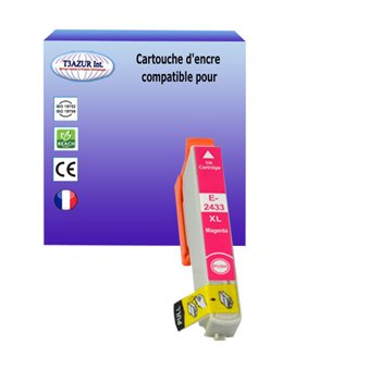 Cartouche compatible Epson T2433/T2423 (C13T24334010/C13T24234010) - Magenta - 12ml