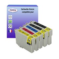 Lot de 5 Cartouches compatibles Epson T0711-T0714 (T0715 / T0895)