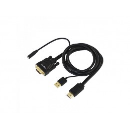 Approx Environ adaptateur HDMI vers VGA avec sortie audio