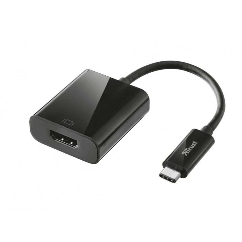 Adaptateur Trust USB-C vers HDMI - Résolution 4K - Plug & Play