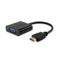 Equip un adaptateur HDMI mâle vers VGA femelle + prise audio 3,5 mm