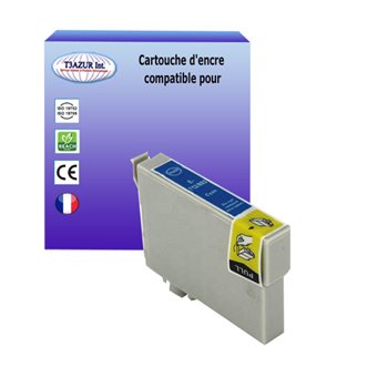 Cartouche compatible Epson T0712/T0892 (C13T07124010/C13T08924010) - Cyan - 18ml