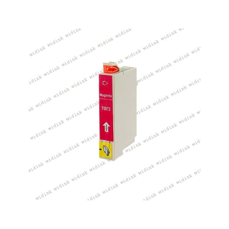 Cartouche compatible Epson T0873 (C13T08734010) - Magenta - 16ml