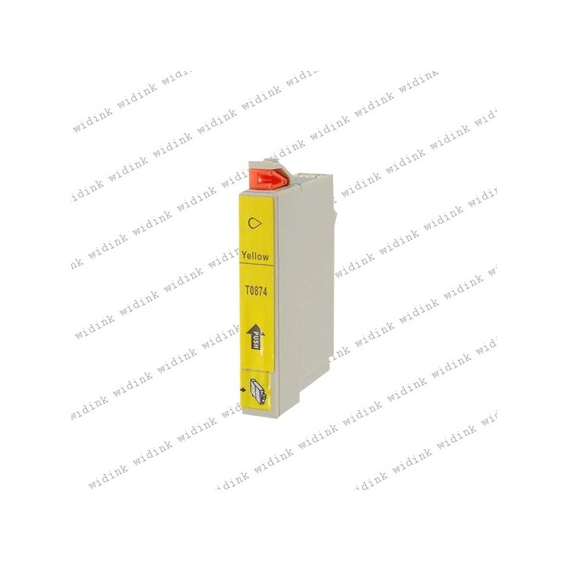 Cartouche compatible Epson T0874 (C13T08744010) - Jaune - 16ml