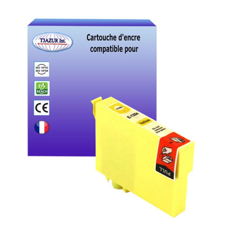 Cartouche compatible Epson T1284 (C13T12844010) - Jaune