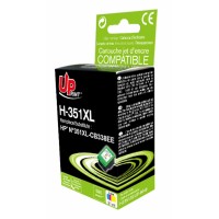 Uprint - Cartouche compatible HP 351XL (CB337EE/CB338EE) - Couleur - 21ml