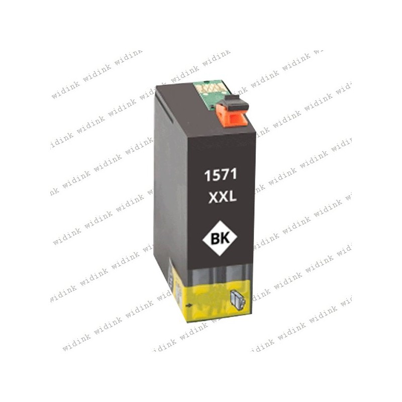 Cartouche compatible Epson T1571 (C13T15714010) - Noire - 29,5ml