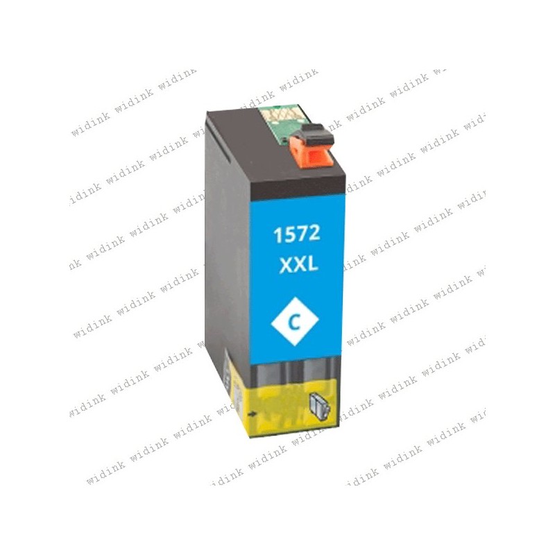 Cartouche compatible Epson T1572 (C13T15724010) - Cyan - 29,5ml