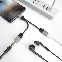 XO adaptateurr audio NBR160B USB-C to mini-jack (3,5mm) - USB-C Noir