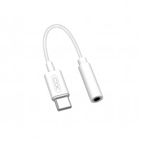 XO adaptateur audio NB161 USB-C vers mini-jack (3,5mm) Blanc