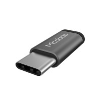 Mcdodo Adaptateur microUSB (port) vers USB-C argent OT-2152