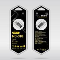 Mcdodo Adaptateur microUSB (port) vers USB-C argent OT-2152
