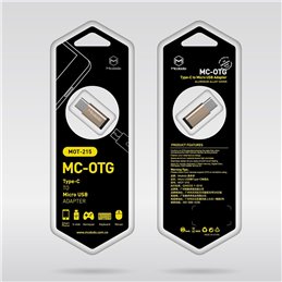Mcdodo Adaptateur microUSB (port) vers USB-C or OT-2150