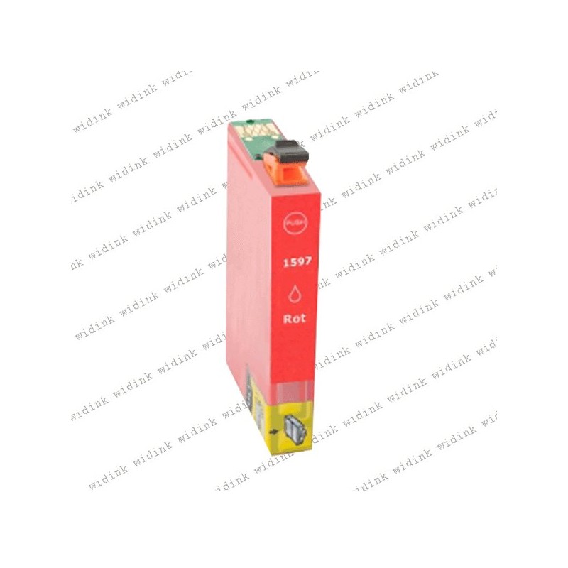 Cartouche compatible Epson T1597 (C13T15974010) - Rouge - 17ml