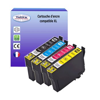 Lot de 4 Cartouches compatibles Epson T1816 (C13T18164010)