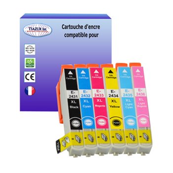 Lot de 6 Cartouches compatibles Epson T24XL