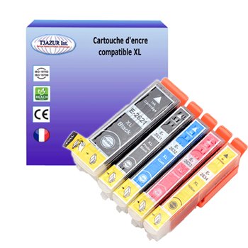 Lot de 5 Cartouches compatibles Epson T2621 - T2634