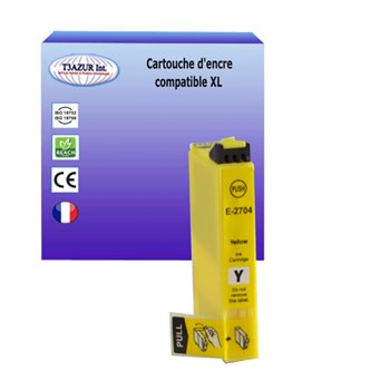 Cartouche compatible Epson T2714/T2704 (27XL)(C13T27144010/C13T27044010) - Jaune -15ml