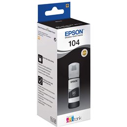 Epson 104 C13T00P140- Noire 65ml - Original